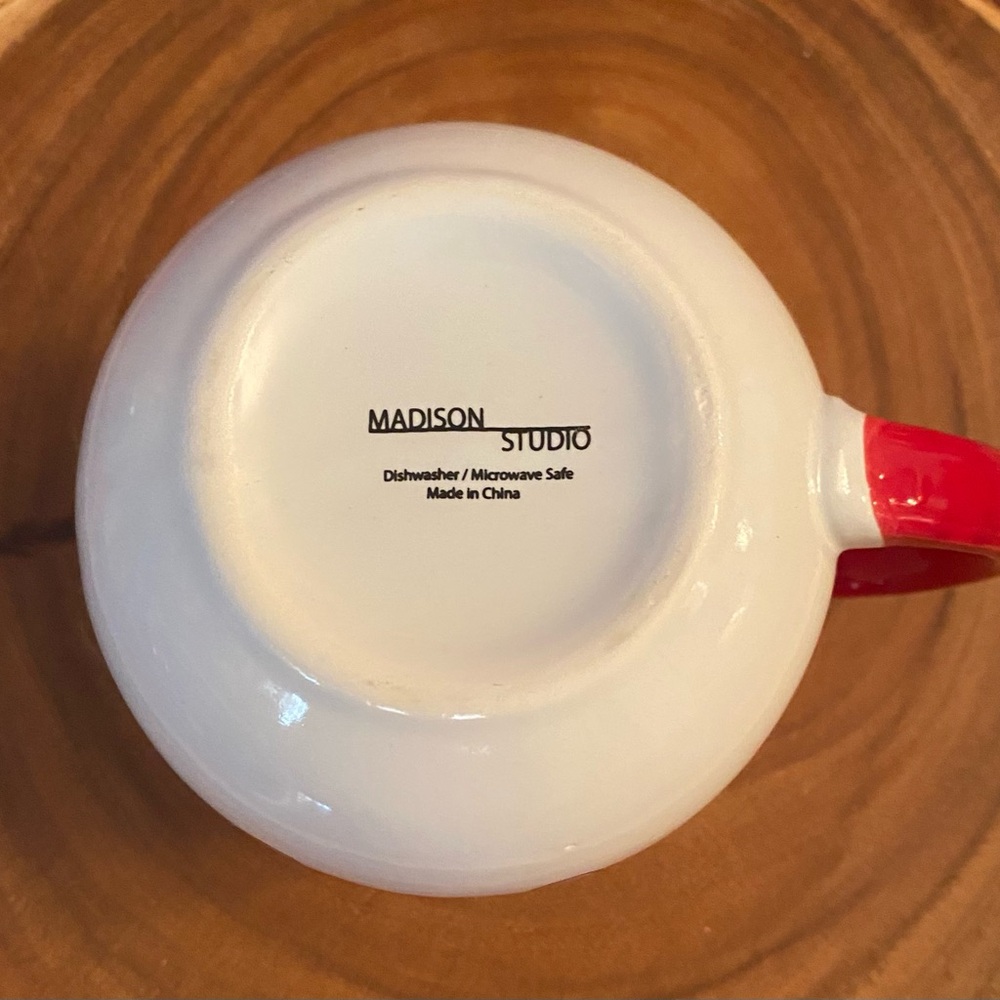 Madison Studio ‘be filled with CHEER’ Red Station Wagon Christmas Mug - Picture 5 of 9